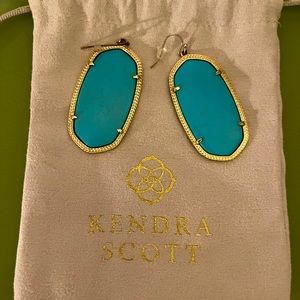 Kendra Scott turquoise Danielle earrings